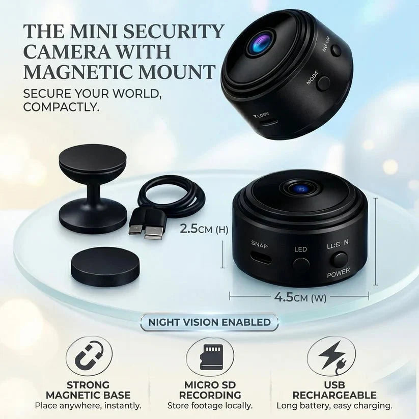 Magnetic HD Mini Camera